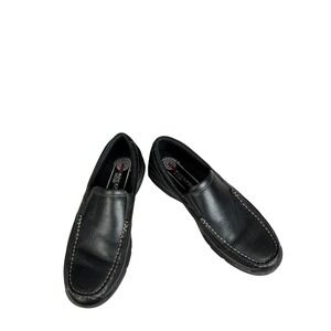 Rockport XCS Men's 10M Leather Slip On Loafers Dress Shoes Black